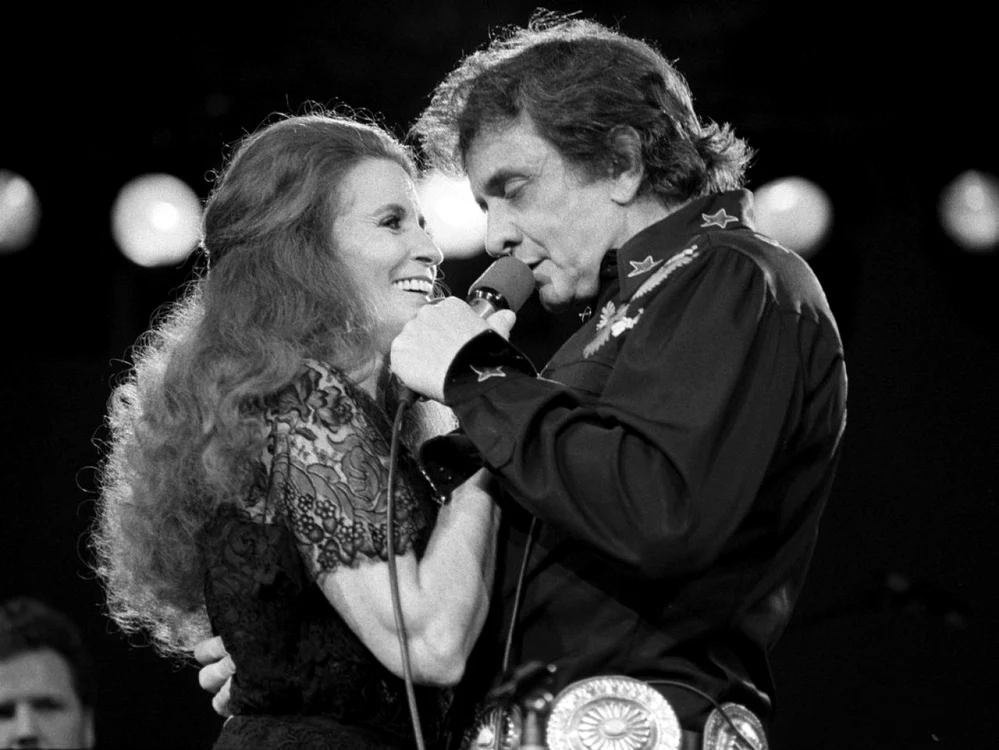 Johnny Cash şi  June Carter Cash. Foto: Getty