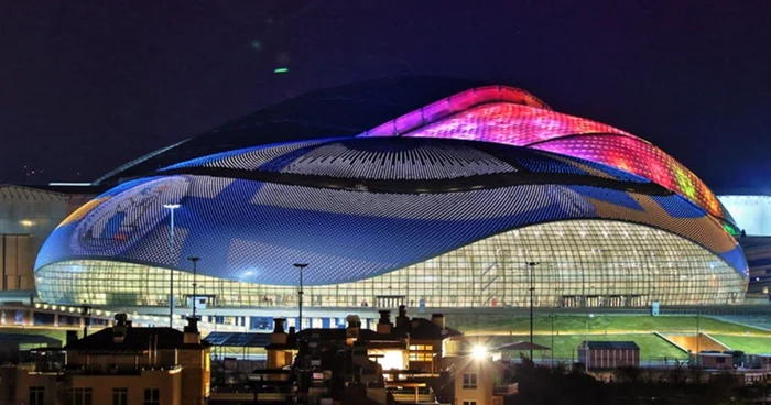 Arena principală a Jocurilor Olimpice de la Soci este amenajată pe Fisht Olympic Stadium Foto: Adevărul