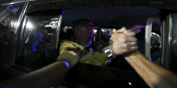 Mercenarii Wagner si Prigojin ovaționați la plecarea din Rostov Foto Profimedia jpg