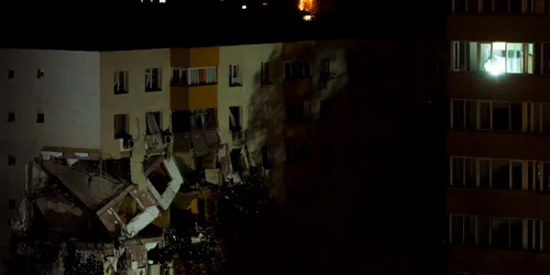 Blocul din Rahova unde a avut loc explozia FOTO Inquam Photos / Pană Tudor