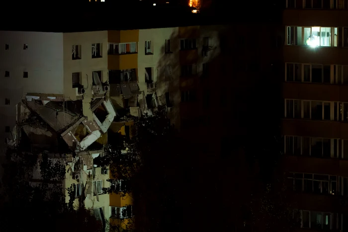 Blocul din Rahova unde a avut loc explozia FOTO Inquam / Pană Tudor