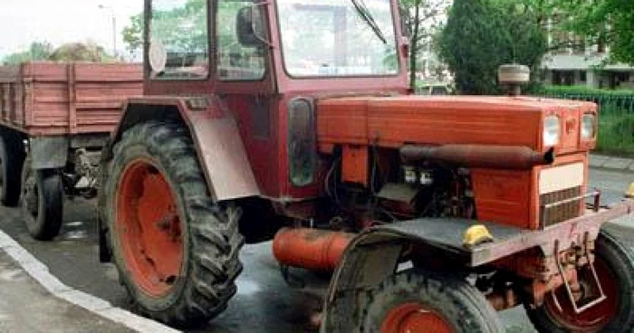 Tractorul era neînmatriculat