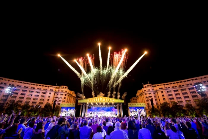 Concertele lui Andre Rieu se încheie cu foc de artificii