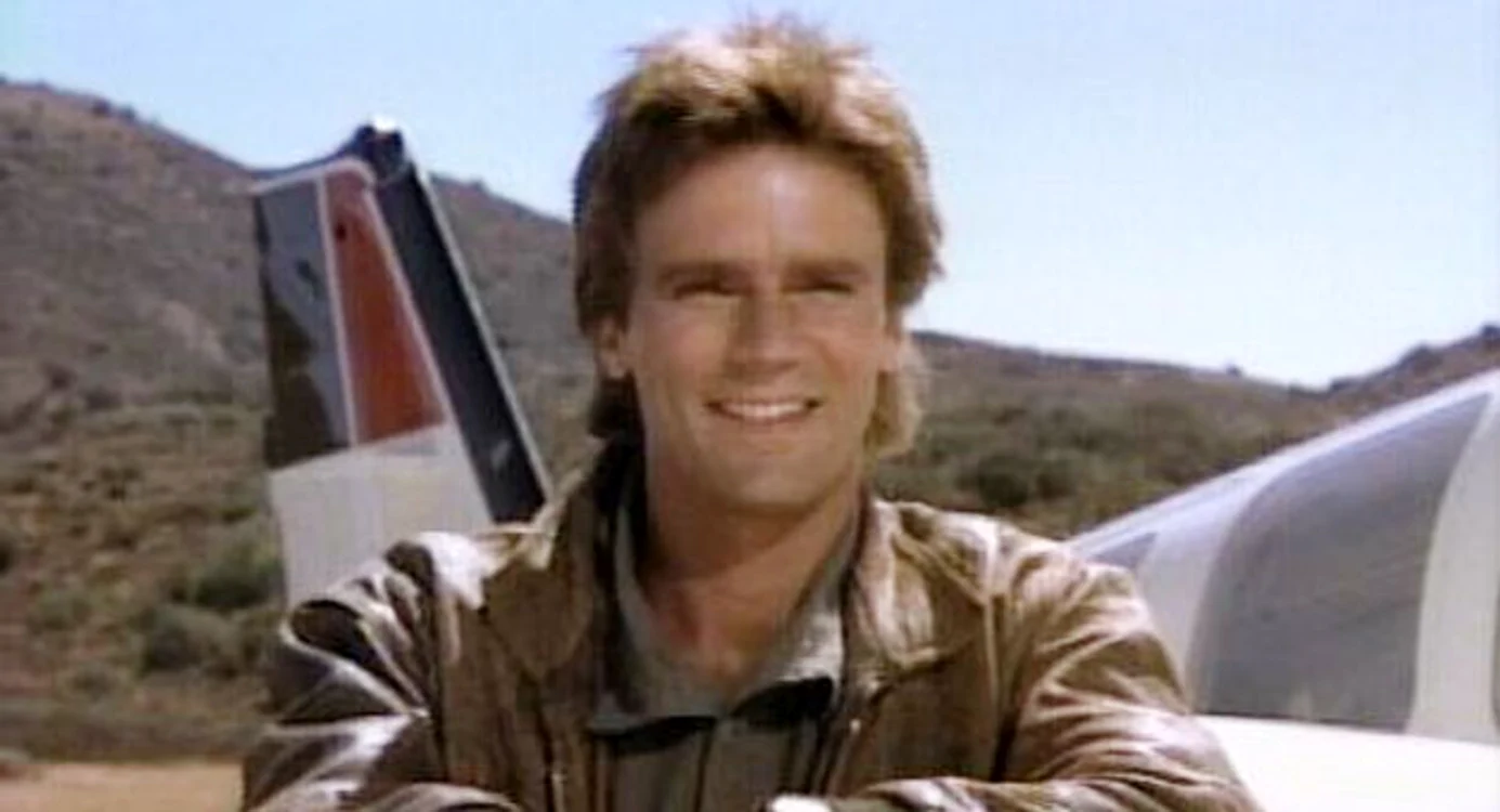 
    Richard Dean Anderson, pe vremea când juca în rolul lui MacGyver  