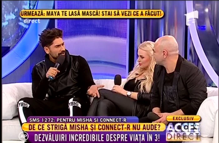 Connect-R şi Misha au prezentat în platoul emisiunii Acces Direct de luni