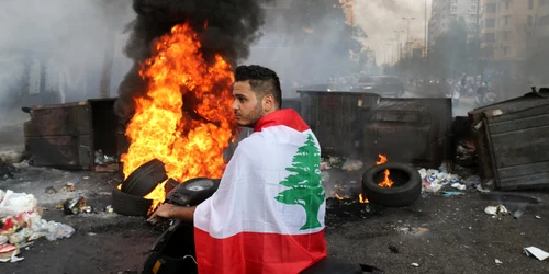 Proteste in Liban FOTO EPA-EFE