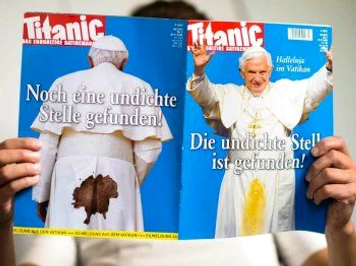 Papa Benedict, umilit de o publicatie germană