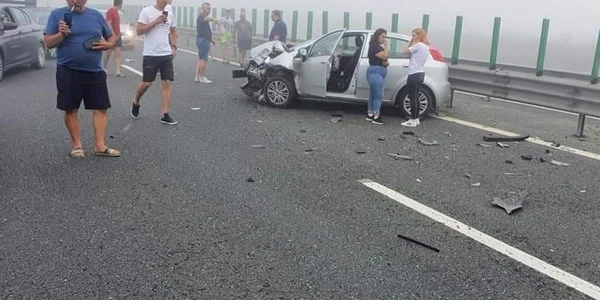 accident a2 carambol sursa facebook
