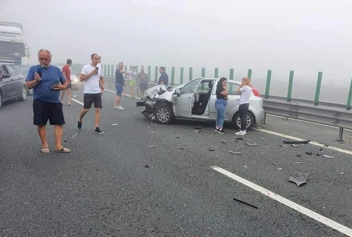 accident a2 carambol sursa facebook