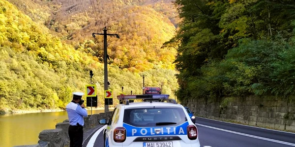 Monitoritorizare trafic pe Valea Oltului Foto IPJ Vâlcea jpeg