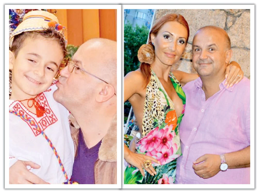 Radu Pietreanu a ieşit din centrul comercial, însoţit de superba blondă Foto: Blitz