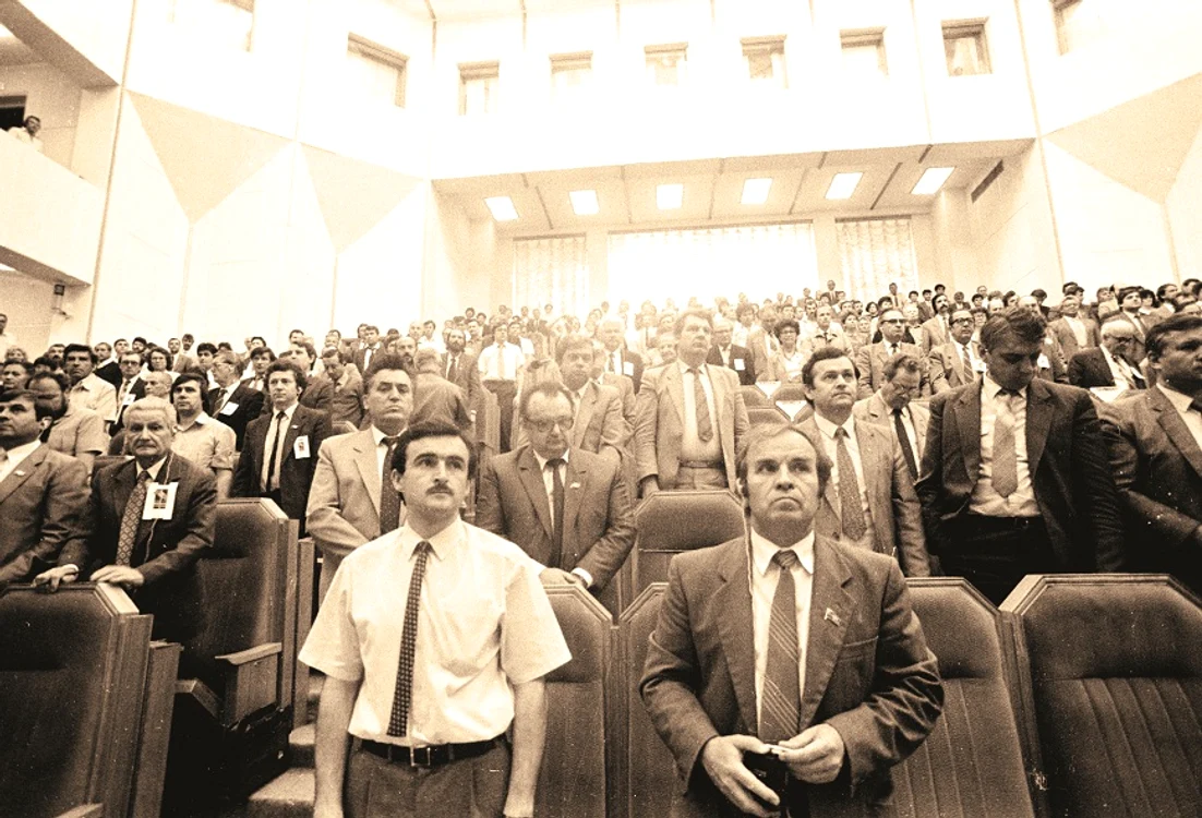Conferința internațională „Pactul Ribbentrop-Molotov și consecințele lui pentru Basarabia“, 26-28 iunie 1991. Foto: Tudor Iovu