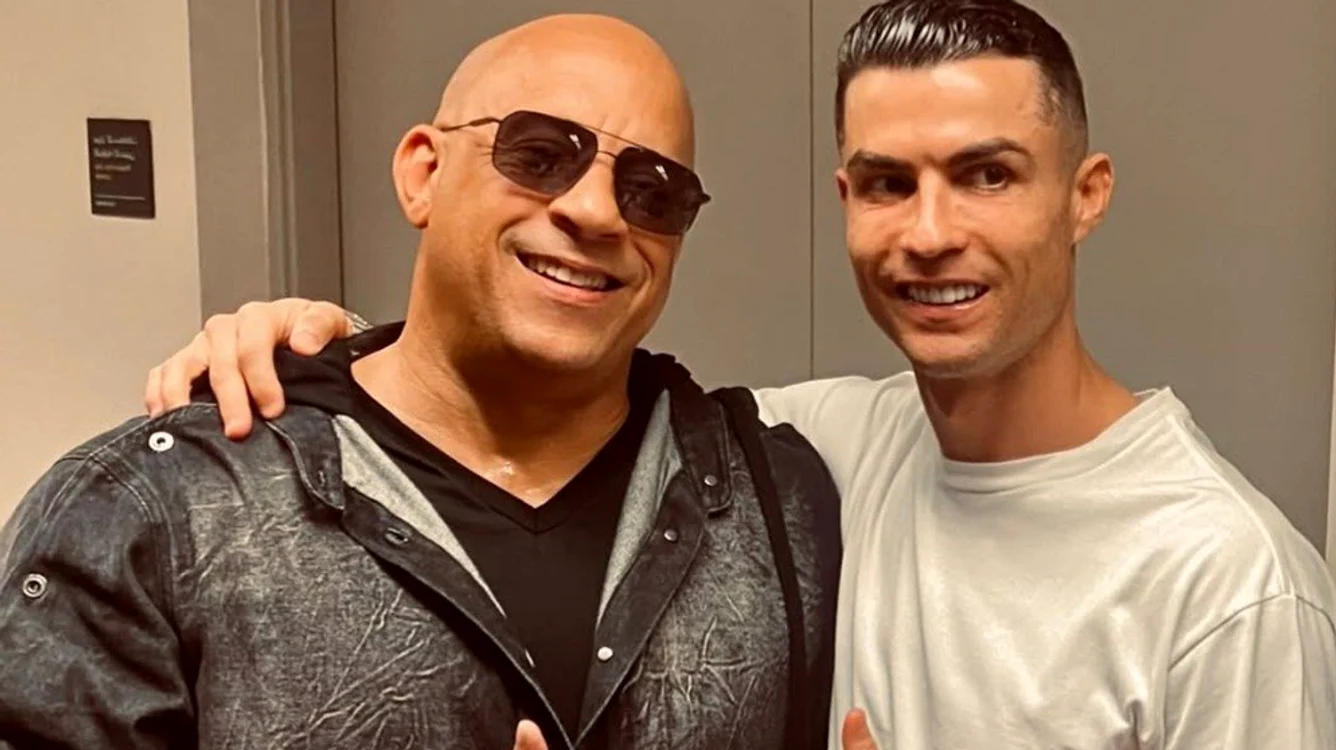 Ronaldo și celebrul Vin Diesel  Foto/Instagram 