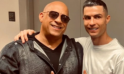 Ronaldo si Vin Diesel Intagram png