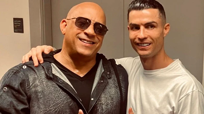 Ronaldo și celebrul Vin Diesel Foto/Instagram