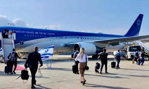 avion Benjamin Netanyahu foto The war zone jpg