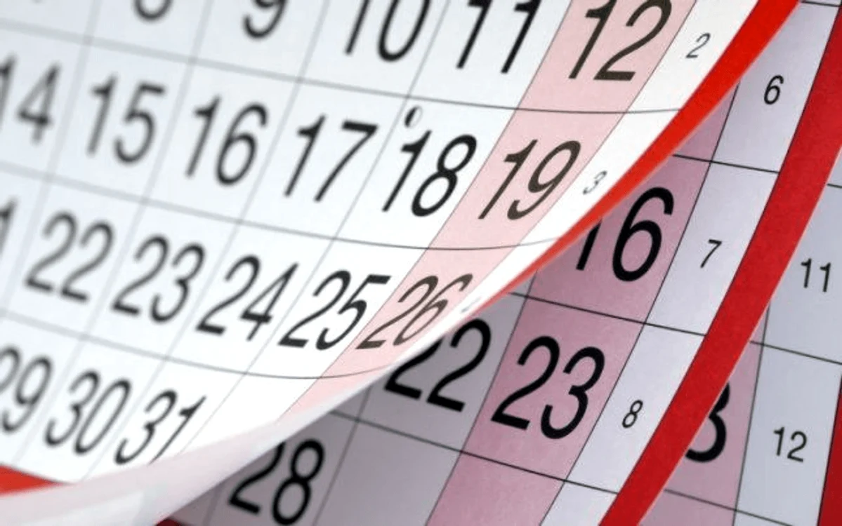Calendar. FOTO: arhivă