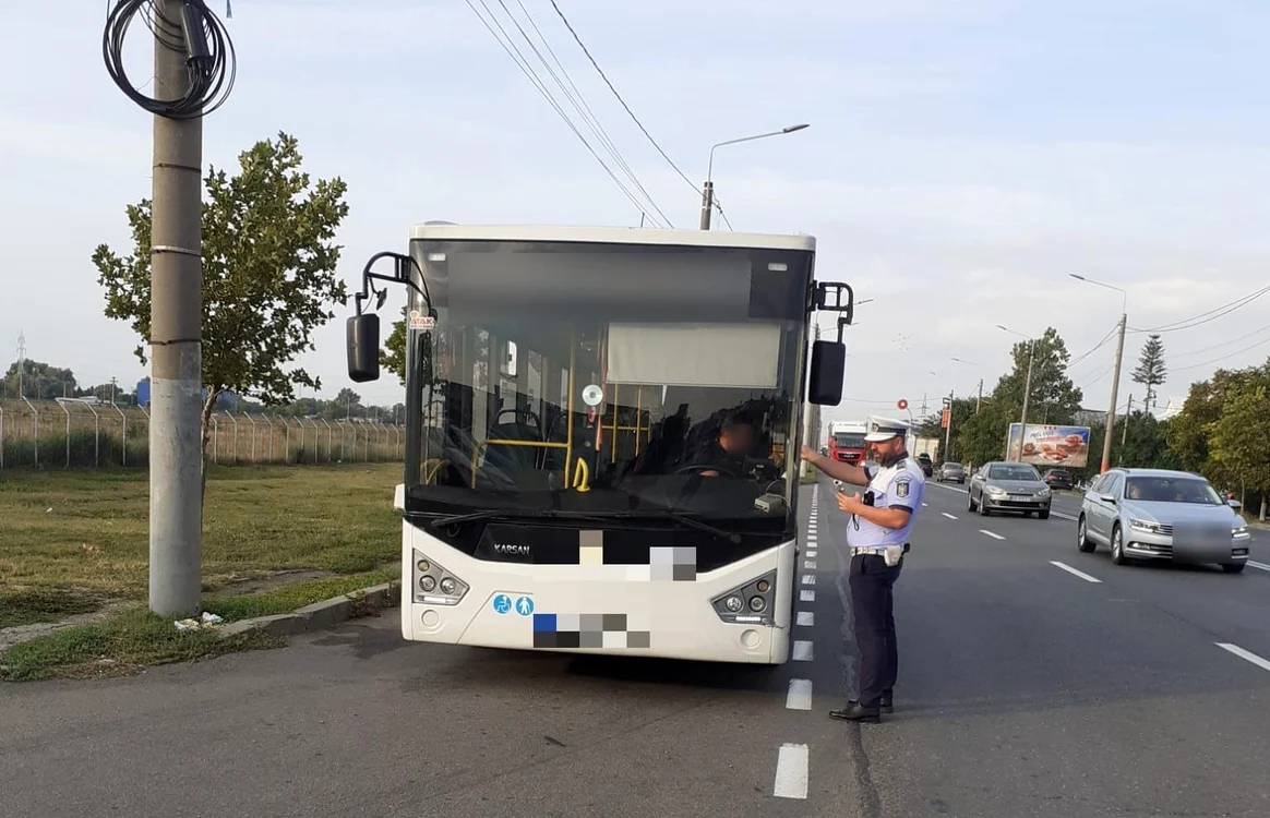 Șofer de autobuz, drogat la volan FOTO: Obiectiv Vocea Brăilei