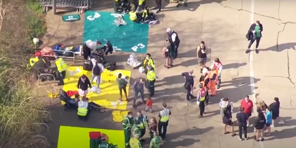 Parcul Olimpic din Londra a fost evacuat de urgenţă din cauza unei scurgeri masive de clor FOTO CAPTURĂ VIDEO