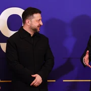 Nicușor Dan și Volodomir Zelenski la Summitul B9 FOTO Inquam / Octav Ganea