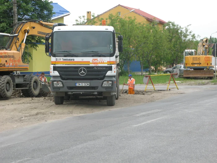 Au început lucările pe strada Cloșca