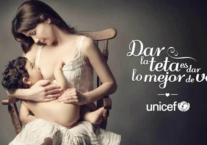 Natalia Oreiro a pozat în sânii goi pentru o campanie UNICEF