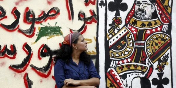 Pereţii „revoluţionari” din Cairo care amintesc de revolta anti-Mubarak din 2011