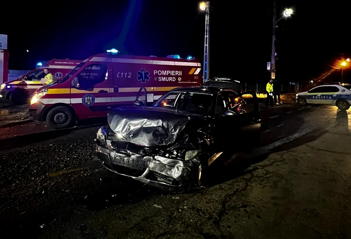 Accidentul a avut loc pe DN 15 FOTO ISU Neamț