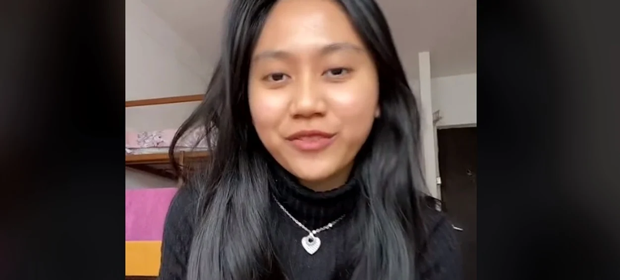Maria, tânăra studentă Captură TikTok