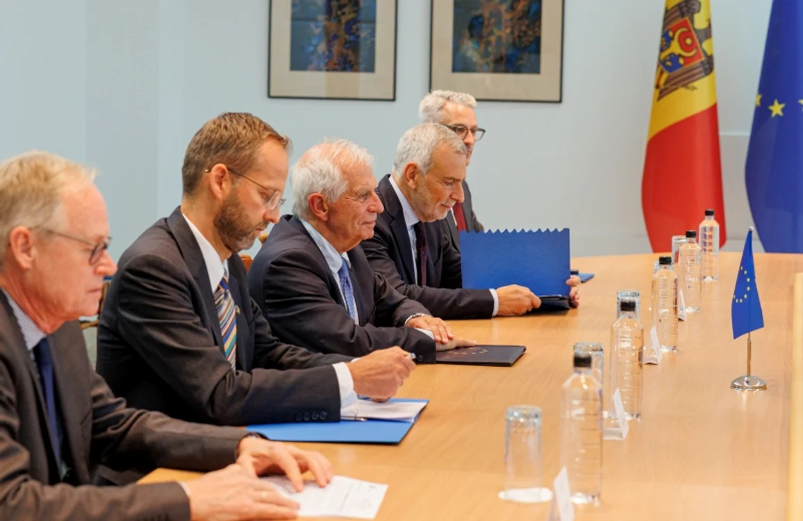 Josep Borrell a efectuat o vizită la Chișinău. FOTO: Presedinte.md