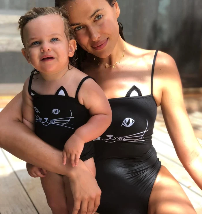 Lea, alături de mămica ei, Irina Shayk (Foto: Instagram)