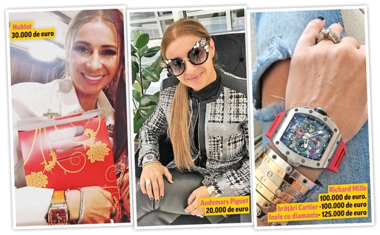 Anamaria Prodan are o adevărată colecție de ceasuri scumpe