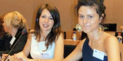 Andra Olaru (dreapta), pe băncile Oxfordului 