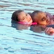 madalin popescu salvare fetita lac Craiova foto Facebook jpg