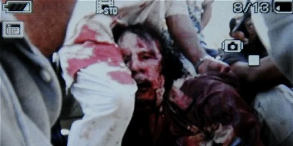 Gaddafi capturat