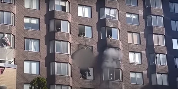 incendiu new york FOTO Captură Video  jpg