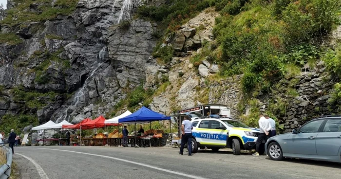 Poliţişti au făcut eci de controale pe DN7C. Foto: IPJ Argeş