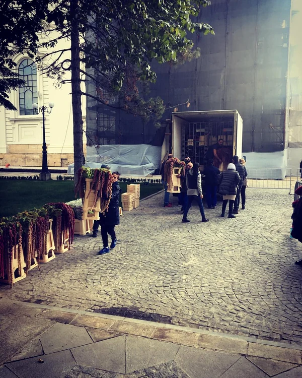 Familia Florentinei Buştei a dus şi aul acesta un camion cu flori la Iaşi