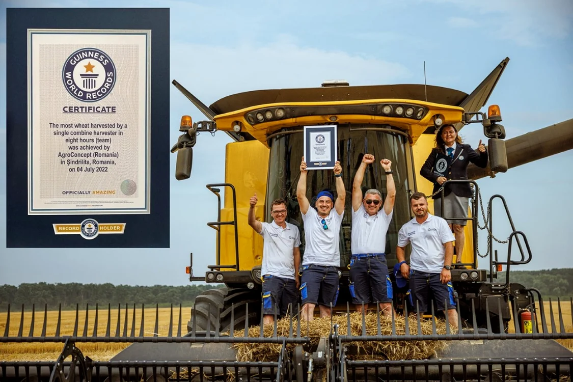 record recolta grau cartea recordurilor