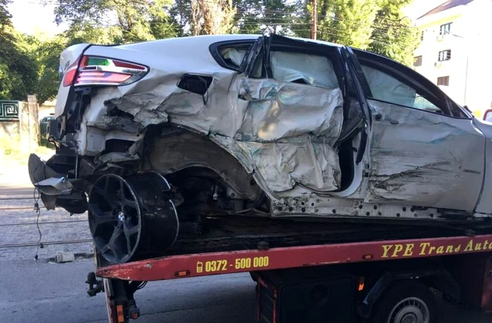 Accident BMW Galaţi FOTO Grupul Şoferilor din Galaţi