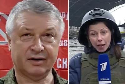 Vladimir Alekseiev si jurnalista rusa Irina Kuksenkova pe care o vizita foto colaj x si telegram Denis Kazansk png