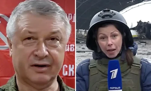 Vladimir Alekseiev si jurnalista rusa Irina Kuksenkova pe care o vizita foto colaj x si telegram Denis Kazansk png