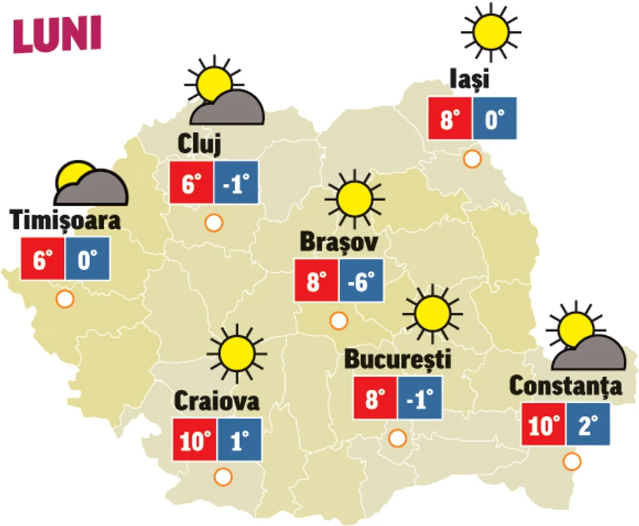 Prognoza meteo 7 decembrie anunță o vreme deosebit de plăcută pentru această perioadă