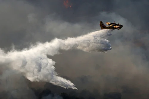 Atena afectată de incendii. FOTO EPA-EFE