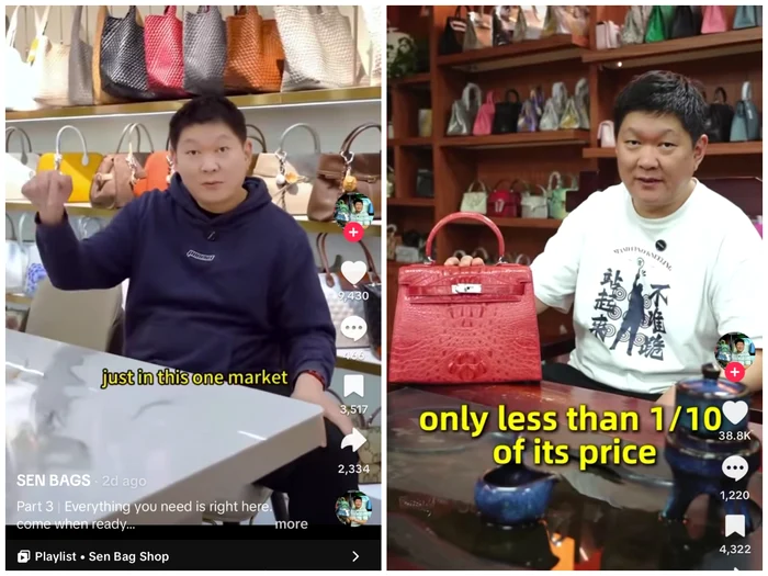 Furnizorii chinezi se laudă cu prețuri și de 10 ori mai mici. FOTO: captură video TikTok