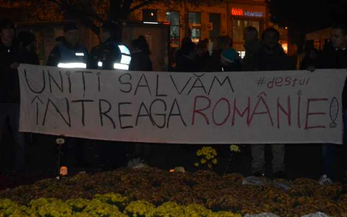 Targumuresenii au iesit in strada in cea de-a doua zi de proteste FOTO: zi-de-zi.ro