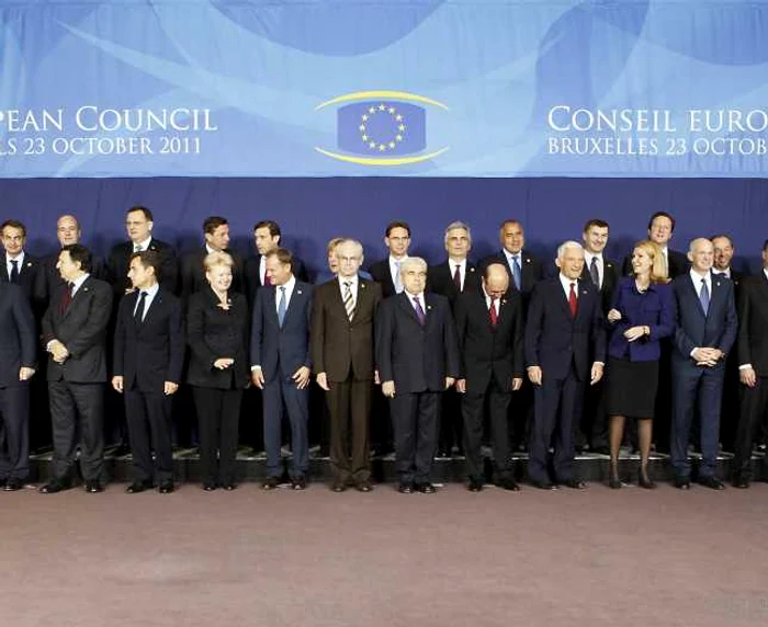 Liderii UE la Consiliul European din 23 octombrie