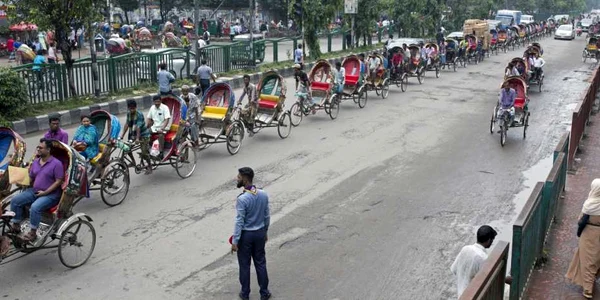 Protest in Bangladesh fata de codul rutier FOTO EPA-EFE