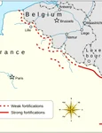 Linia Maginot. Hartă de Goran tek-en (© Wikimedia Commons)