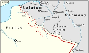 Linia Maginot. Hartă de Goran tek-en (© Wikimedia Commons)